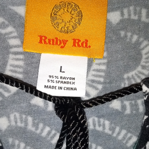 Ruby Rd Top,Ruby Rd long sleeve Top size L - Picture 6 of 6